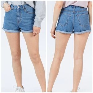 Dr. Denim Jenn Denim Shorts in Retro Sky Blue